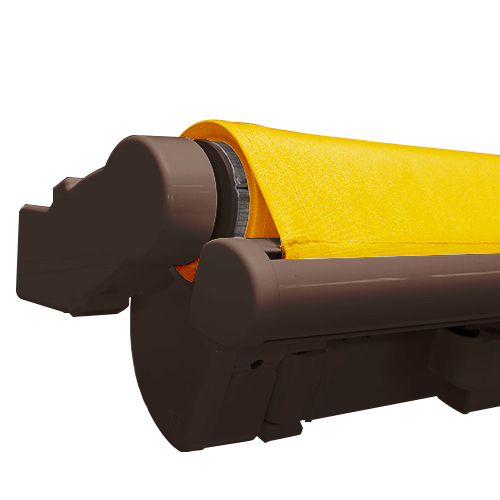 Brązowy / czarne końcówki