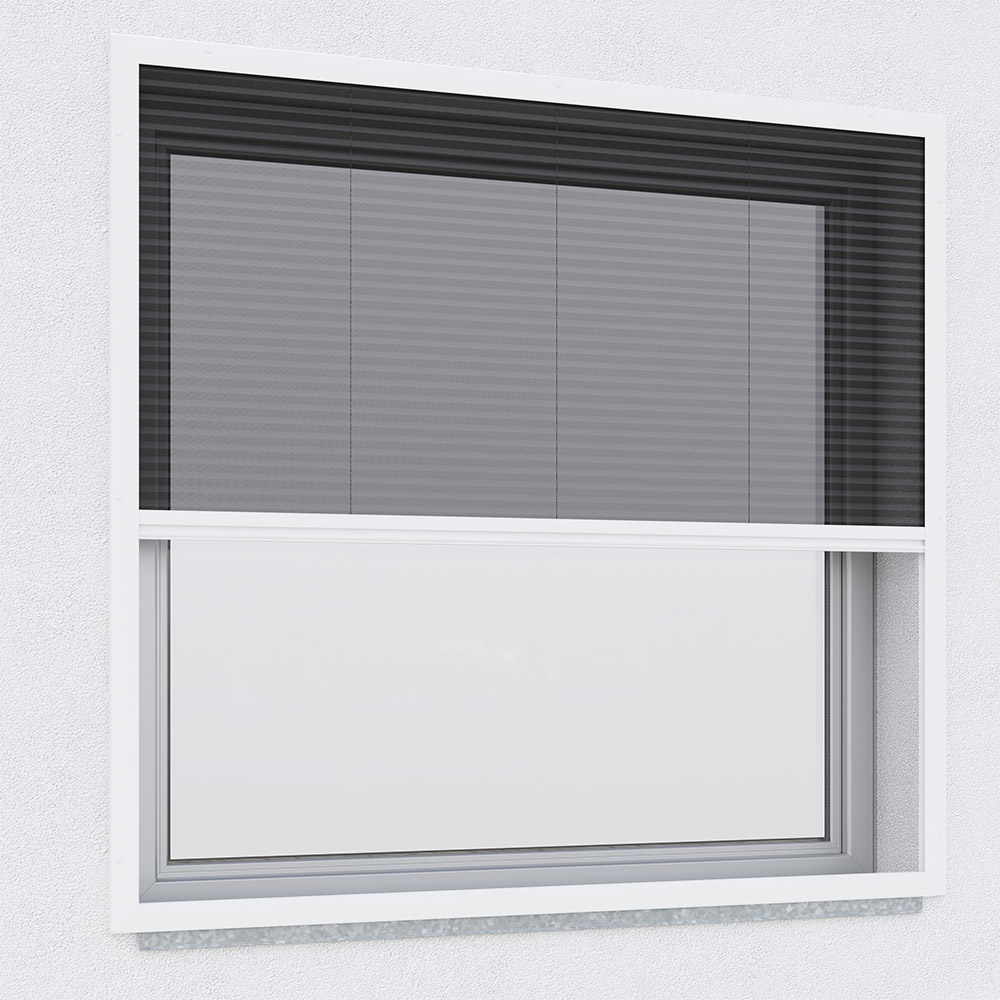 Plisowana moskitiera do okna