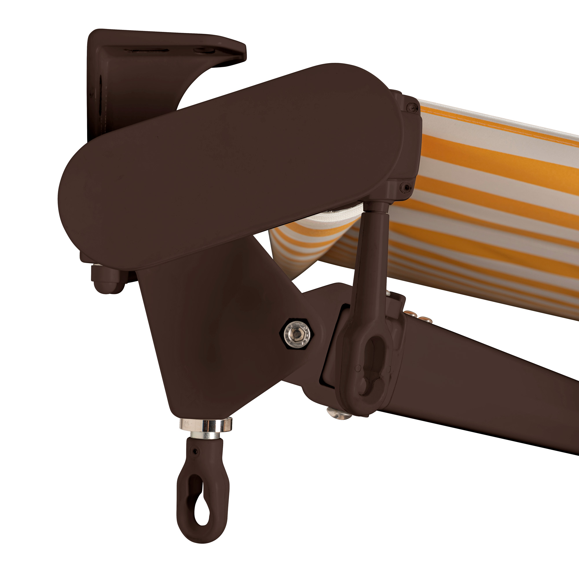 Brązowy / czarne końcówki