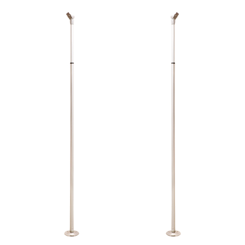 2 wsporniki w kolorze srebrnym