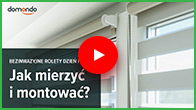 Roleta dzień i noc - jak mierzyć i montować?