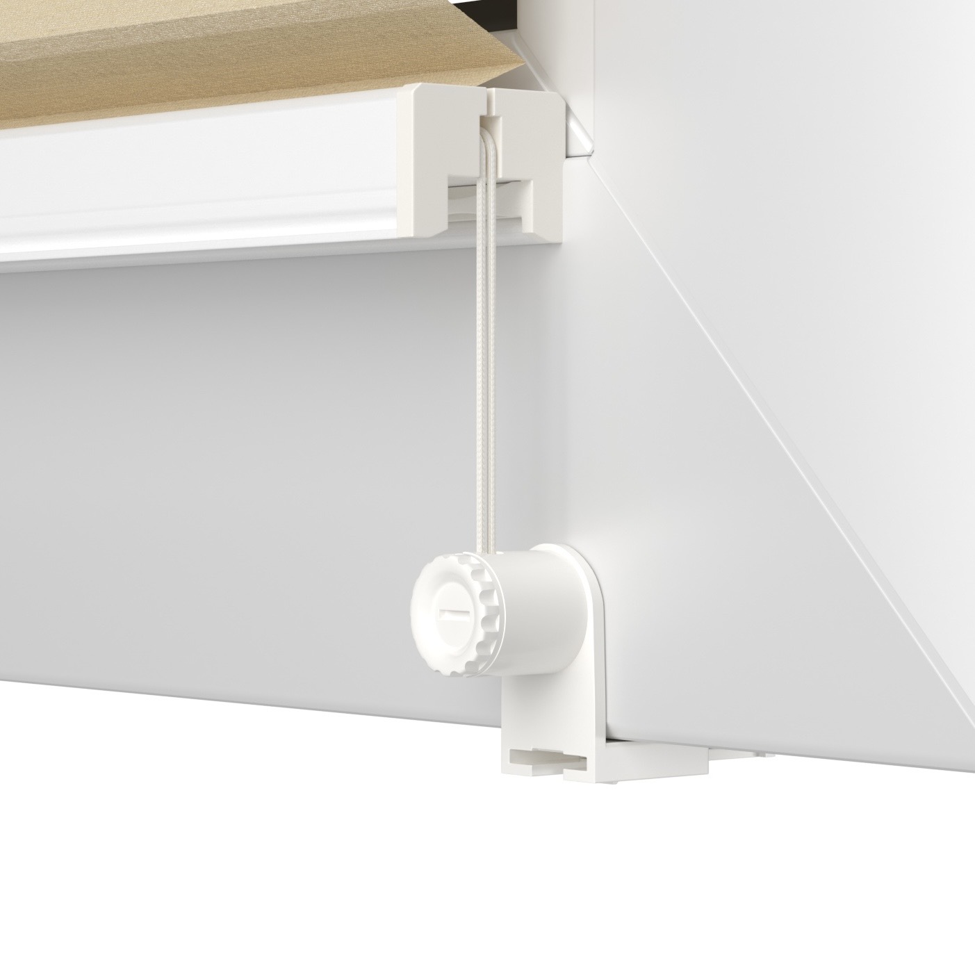 Uchwyt PCV zaciskowy