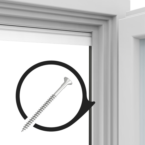 Montaż za pomocą wkrętów