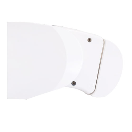 Biały / białe końcówki