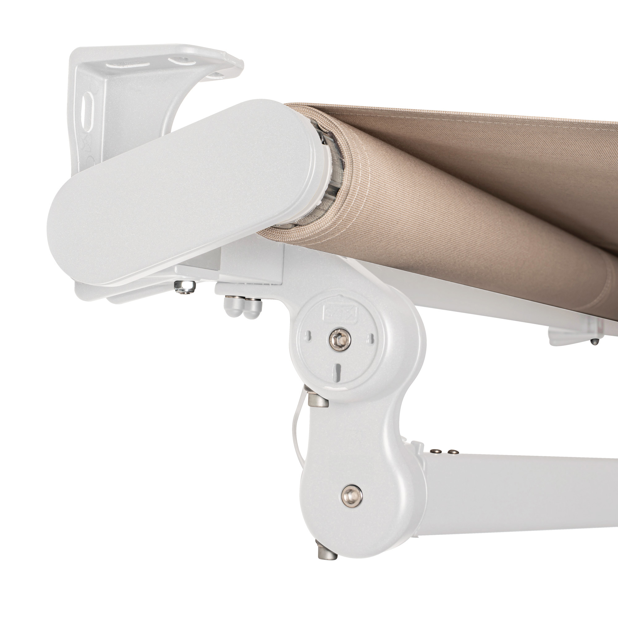 Biały / białe końcówki